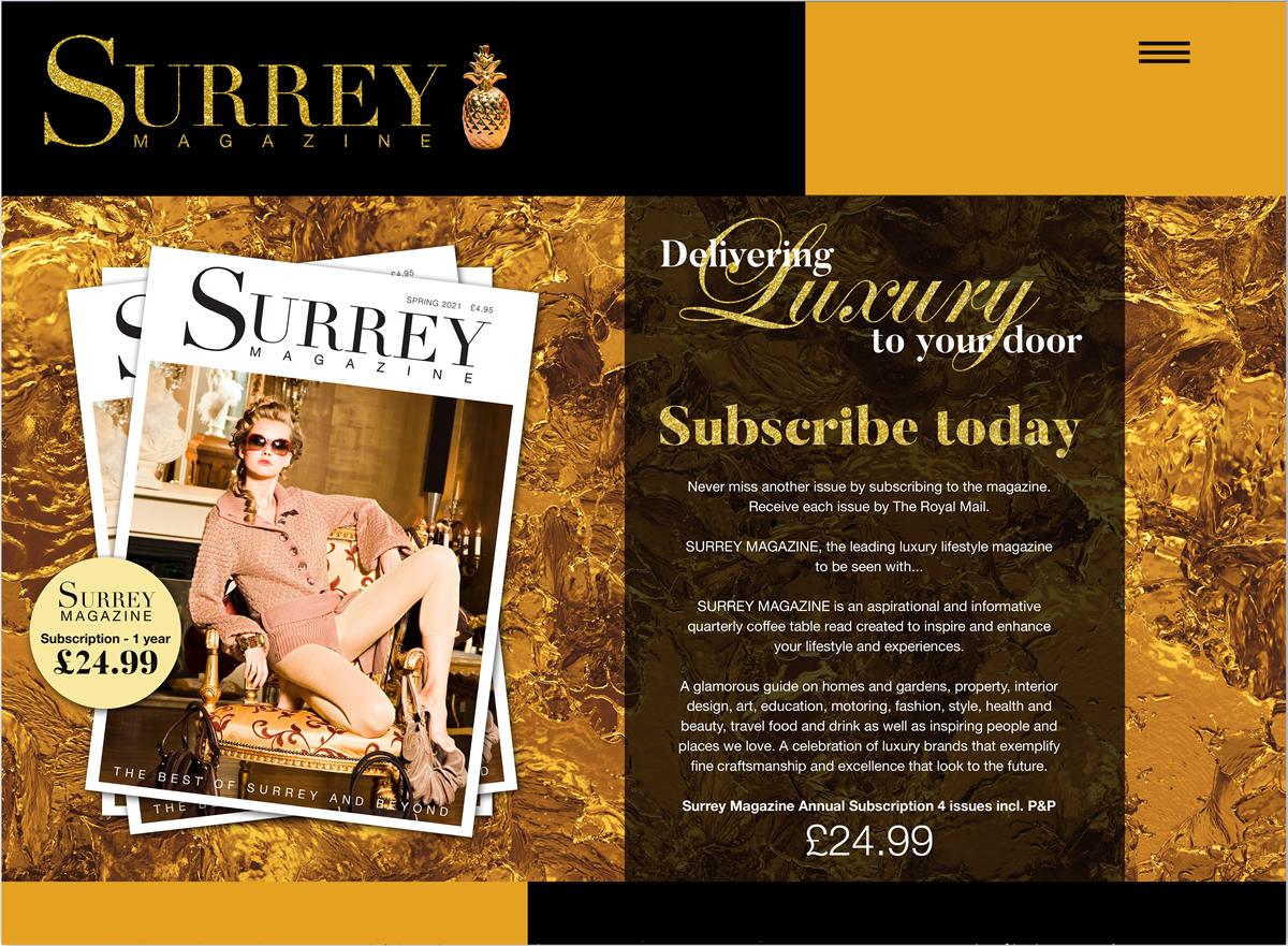 Surrey Magazine Subscribe